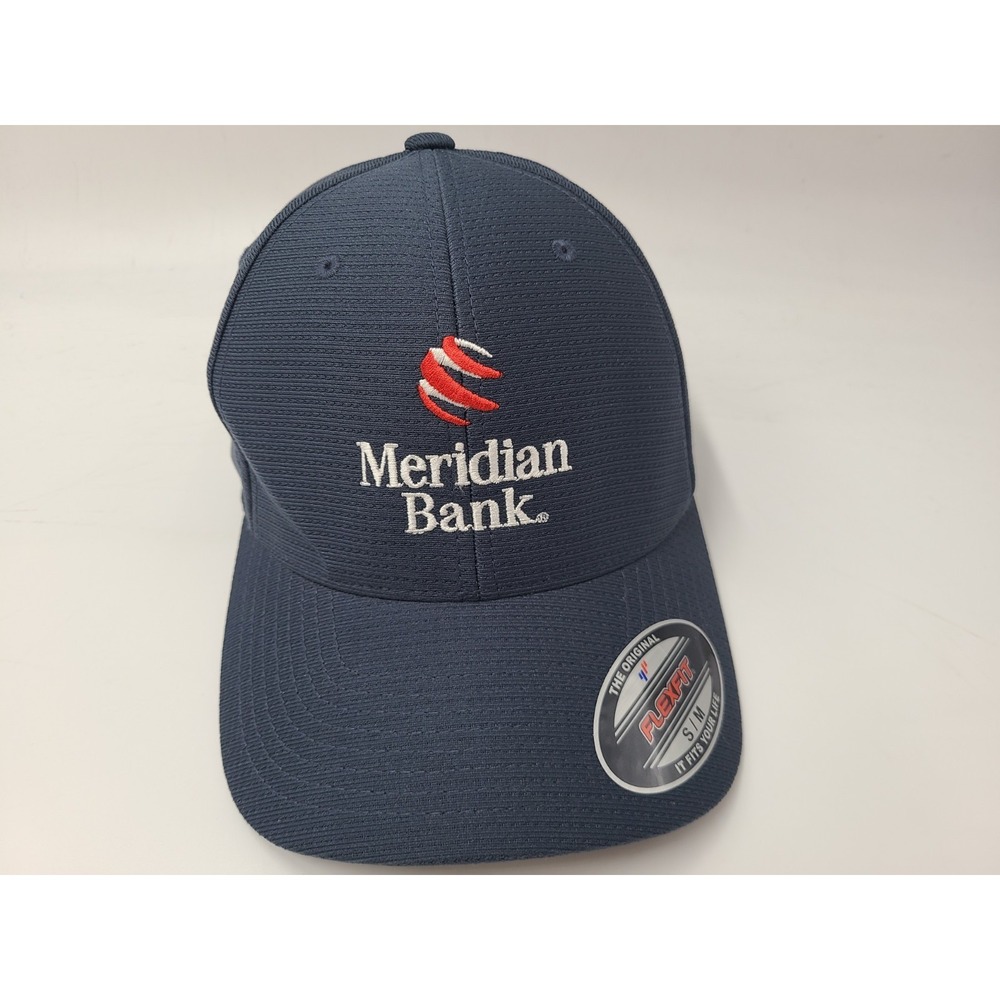 Travis Mathew Meridian Bank Flex Fitted S-M Golf Hat Cap Polyester Dad Men Women
